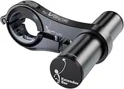 Volo Extender BAR Aluminum Bike Handlebar Extender Cycling Extension Mount Holder for Bike Mounts, GPS Service, Headlights etc (Black, 85mm)