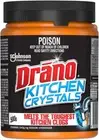Drano Kitchen Crystals Drain Cleaner, Unclog Kitchen Drains, Melts Grease and...