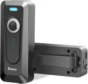 2D Portable Bluetooth Barcode Scanner, Wireless Barcode Reader with Clip, 2000mA