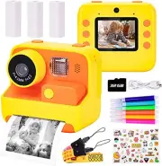 [New] Print Camera for Kids Toy Camera Print Instant Camera Cash Register Roll