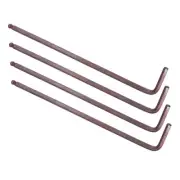 4pcs L-Handle Ball End Hex Key 4mm Metric Size L-Shape Wrench S2 Hand Tools