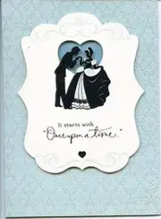 Hallmark Card - Disney Cinderella Once Upon A Time Wedding Card