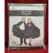 Halloween Youth Vampire Black Cape Fits XS-2XL Way To Celebrate New!
