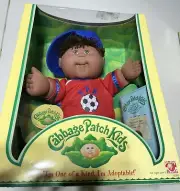 2004 Cabbage Patch Kids RARE!!brown Hair Brown Eyes Soccer Boy Xavier Roberts