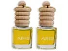 Car Perfume Wooden Hanging Air Freshener Diffuser Vanilla Sky Scent 7ml 2pc