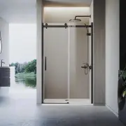 Elegant Showers Semi-Frameless 8mm Sliding Shower Screen, 1500mm