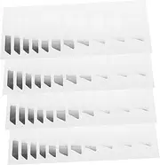 TOGEVAL 4 Sheet Guitar Fretboard Stickers Electric Acoustic Guitar Decals Self-adhesive Note Map Decals for Beginners