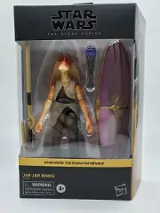 Jar Jar Binks Star Wars Phantom Menace Deluxe Black Series 6 Inch Figure 01