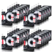Compatible Label Maker Tape 45015 S0720550 1/2" for Dymo D1 LabelManager 24 Pack