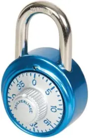DIAL COMBINATION PADLOCK- 40MM HARDENED STEEL WEATHERPROOF SECURITY TRAVEL