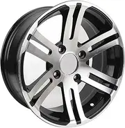 14in Aluminum Alloy Wheels Hub, Universal High Strength Strong Construction Long Lifespan Replacement Accessories for ATV Go Kart (Front Wheel)
