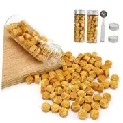 150 Pieces Octagon Sealing Wax Beads Kit for Christmas Cards, Envelopes, Gold