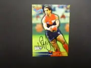 AARON DAVEY MELBOURNE F.C. 2010 SIGNED TRADE CARD