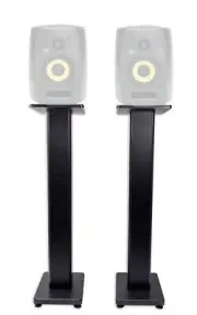 (2) Rockville 36” Studio Monitor Speaker Stands For KRK VXT-4 Monitors