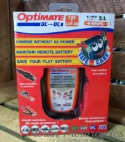 OPTIMATE DC OFF-GRID MOTORCYCLE BATTERY CHARGER OPTIMISER