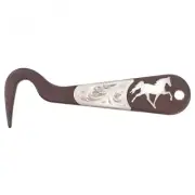 Kelly Silver Star ABR & Silver Gaited Horse Antique Brown Hoof Pick