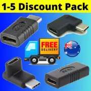 90 Degree Right Angle USB 3.1 Type C Male To Female USB-C Converter Adapter