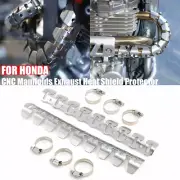 CNC Manifolds Exhaust Heat Shield Protector For HONDA XR250R XR400R XR600R 650L