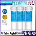 4Pack Fisher Paykel 836848 Premium Compatible Ice & Water Fridge Filter - 836860