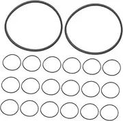 JOINPAYA 20pcs Cassette Player Rubber Belts for Tape Recorder Maintenance Durable Replacement Belts for Cassette Deck Smooth Transmission for Recorder Repair and Daily Use