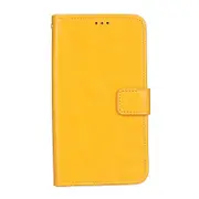 MCC Folio Case For iPhone 12 Leather Case Cover Skin Apple iPhone12 6.1" [Yellow]