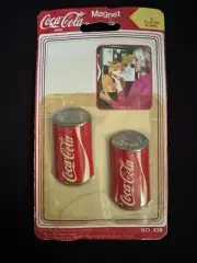 Coca Cola Collectibles Coke Cans Refrigerator Magnets Vintage 1985 438 New NOS