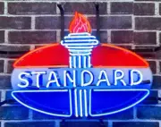 US Store Standard Gasoline 24"x20" Neon Sign Lamp Light With HD Vivid Printing