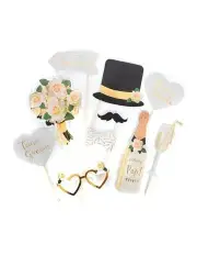 [Boutique Retailer Costumes] Bride to Be Photo Booth Props 10x in Multi