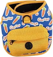 Dog Backpack Harness,Doggy Pouch,Toys,with D Ring Soft Padded Stylish Self Carrier No Pull Dogs Backpack for Camping Travel, XS