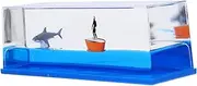 Motion Paperweight Unsinkable Statue Fluid Drift Bottle Toy Boat Decor for Home Birthday for Women