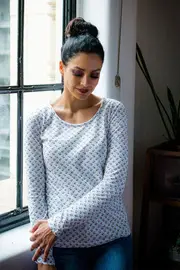 Ally Long Sleeve Tee--LAZ-ALLCOS