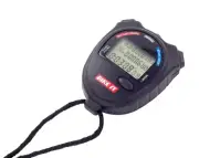 BIKE IT DIGITAL LCD STOPWATCH 50 LAP 10 HOUR TIME