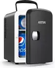 Astroai Mini Fridge, 4 Liter/6 Can AC/DC Portable Thermoelectric Cooler
