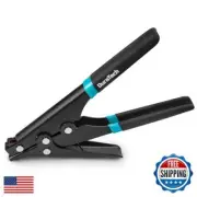 DURATECH 8-inch Zip Tie Tool, Ergonomic Cable Tie Gun for Fastening and Cutti
