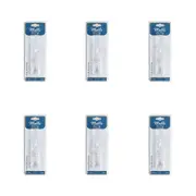 6PK Malli Sewing 1-Pair Adjustable Plastic Clear Replacement Bra Straps 121x38cm