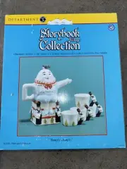 Department 56 Storybook Village Collection Humpyy Dumpty - Teapot w/ 4 Cups