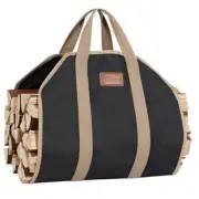 Firewood Carrier Tote Bag: Log Carrier for Firewood Heavy Duty | Large Soot