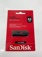 (3) SanDisk Cruzer Glide USB Flash Drive 64GB (PEG G-9)