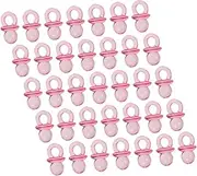 ERINGOGO Mini Pacifiers 150 Pcs Acrylic Dummies for Shower Games Baby Shower Decor