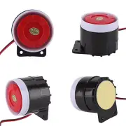 DC 12V Wired Mini Indoor Accessory Horn Siren Sound Home Alarm System 110dB