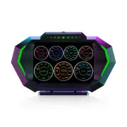 P24 Head Up Display Dual System Digtial Water Oil Temp Turbo Press lnclinometer HUD OBD2 Car Accessory On-board