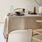 Vintage Design Homewares Helm Natural Washed Linen Cotton Tablecloth 180cm x 400