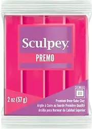 Sculpey PREMOACCENTS - 57g - Fluorescent Pink Polymer Clay