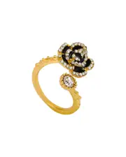 Liv Oliver 18K CZ Ring