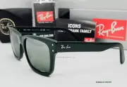 Ray Ban BURBANK green mirror POLARIZED RB2283 6659G4 58 CHROMANCE sunglasses NEW