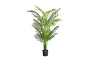 Glamorous Fusion Bright Green Areca Palm Tree Artificial Fake Plant Decorative 183cm In Pot - Green