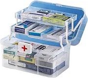 Medicine Storage Box -, Pill Organizer | Dustproof Moisture Proof Medical Supply Case With Handle For Home Hospital Elderly Care, Clear Container For Medicine Safety Storage