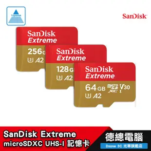 SanDisk Extreme microSDXC A2 64G 128G 256G 記憶卡 光華商場