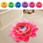 Special-shaped Flower Carpet Algae Mud Rug Bathroom Floor Mat Cloakroom