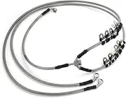 AUTOVIC Front Flexible Brake Hose For Can-Am Maverick X3 Turbo RR 2017-2023 Replacement 705601495